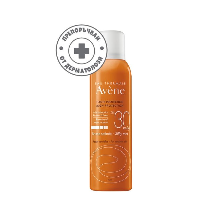 Avene Слънцезащитен сатенен спрей за тяло SPF30 х150 мл