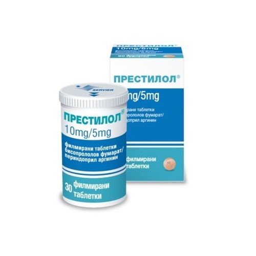 Престилол 10 mg/5 mg х30 филмирани таблетки