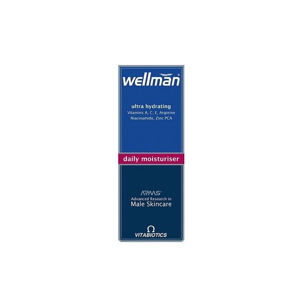 VitaBiotics Wellman Daily Moisturiser Дневен Хидратиращ крем за мъже х50 мл