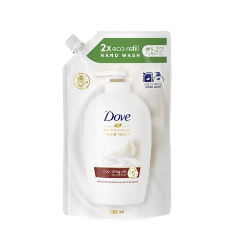 Dove Fine Silk Течен крем-сапун за ръце - пълнител х500 мл