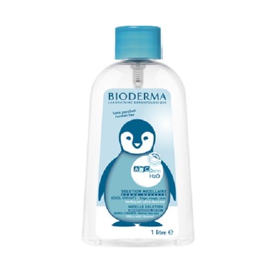Bioderma ABCDerm Мицеларна вода за деца и бебета - помпа x1000 мл