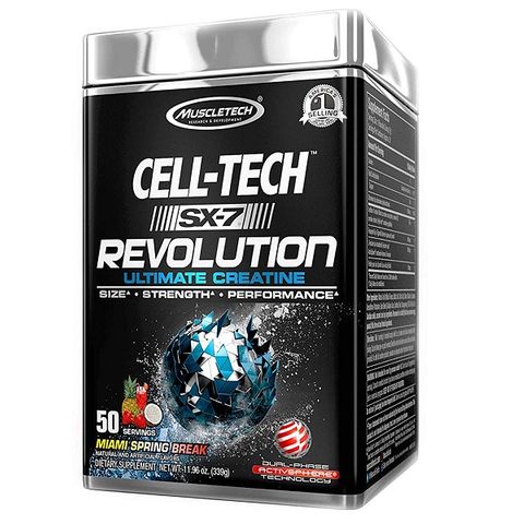 Muscletech Cell-Tech SX-7 Revolution Miami Spring Break с вкус на екзотични плодове х339 грама