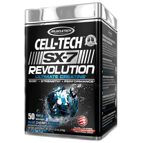Muscletech Cell-Tech SX-7 Revolution с вкус на череша х318 грама