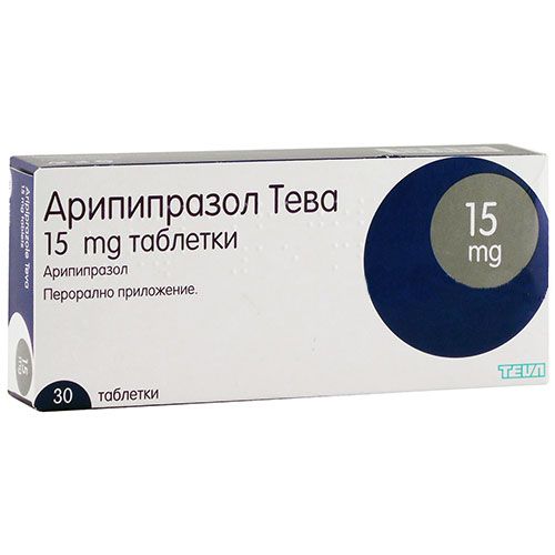 Арипипразол таблетки 15 мг x30 броя