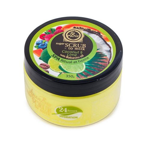 Linea Bio SPA Скраб за тяло с масло от бабасу, кокос и лайм х350 грама
