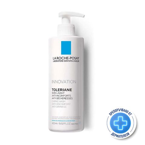 La Roche-Posay Toleriane Деликатен измиващ гел за лице против дискомфорт и сухота за чувствителна кожа х400 мл