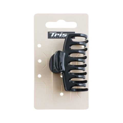Trisa 176.01 Щипка за коса - 6 см, черна