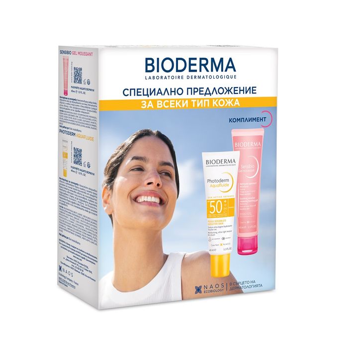 Bioderma Комплект Специално предложение за всеки тип кожа с измиващ гел