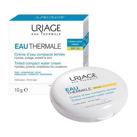 Uriage Eau Thermale Термална хидратираща крем-пудра за лице с фактор SPF30 х10 грама