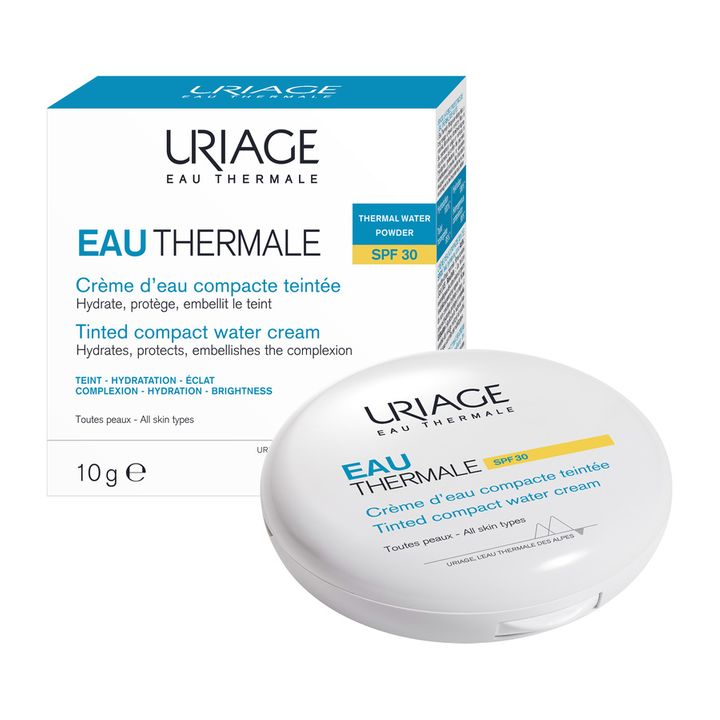 Uriage Eau Thermale Термална хидратираща крем-пудра за лице с фактор SPF30 х10 грама