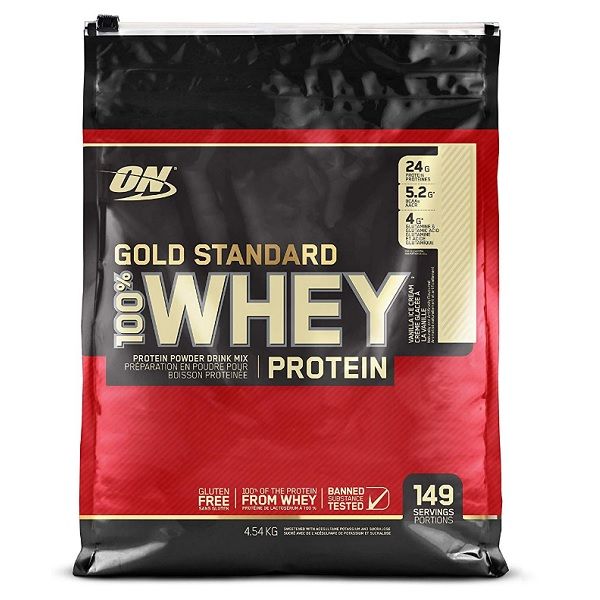Optimum Nutrition Gold Standard 100% Суроватъчен протеин Ванилов ...