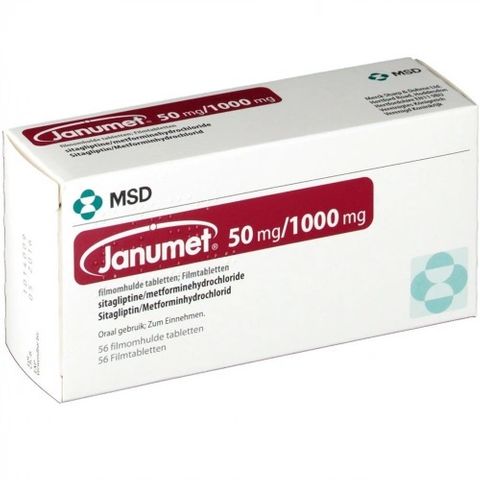 Янумет 50 mg/1000 mg х56 филмирани таблетки