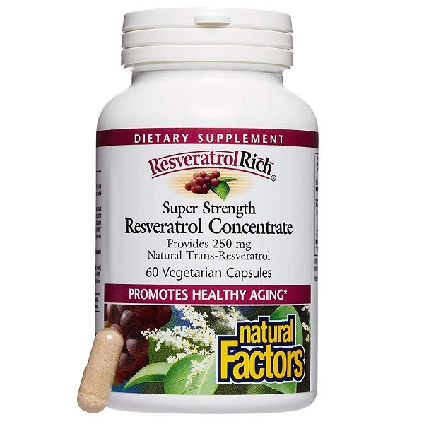 Natural Factors ResveratrolRich Ресвератрол концентрат за ...