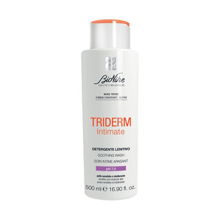 Bionike Triderm Intimate Успокояващ интимен гел с рН 7.0 за чувствителна и нетолерантна кожа х500 мл