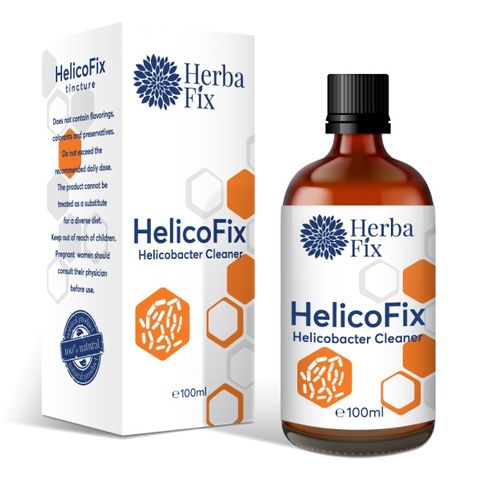 Helicofix Интензивно пречистване от Хеликобактер х100 мл Herbafix