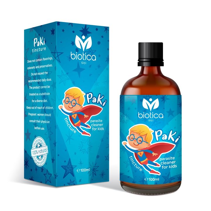 Herbafix Paki Тинктура за деца срещу паразити, гъбички и бактерии х100 мл