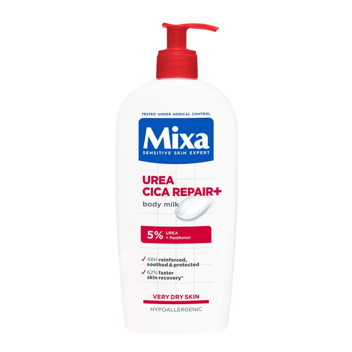 Mixa Urea Cica Repair Регенериращо мляко за тяло за много суха кожа x400 мл