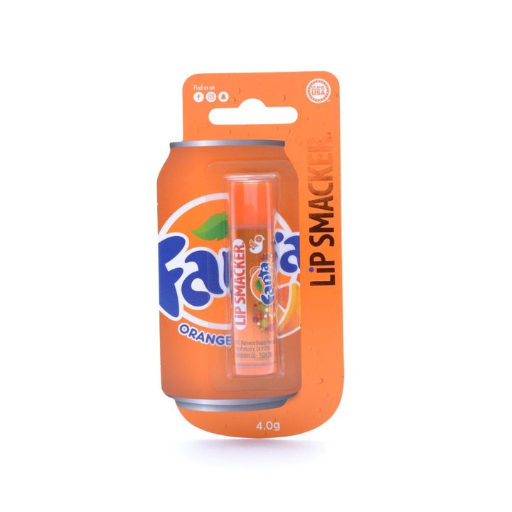 Lip Smacker Fanta Orange Балсам за устни с аромат на Фанта портокал х4 грама
