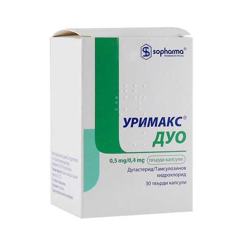 Уримакс Дуо 0,5 mg/0,4 mg х30 твърди капсули