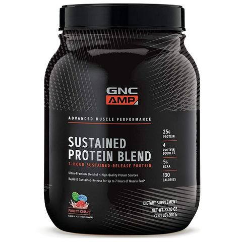 АМП Състейнед Протеинов бленд с вкус на плодово криспи х910 грама GNC
