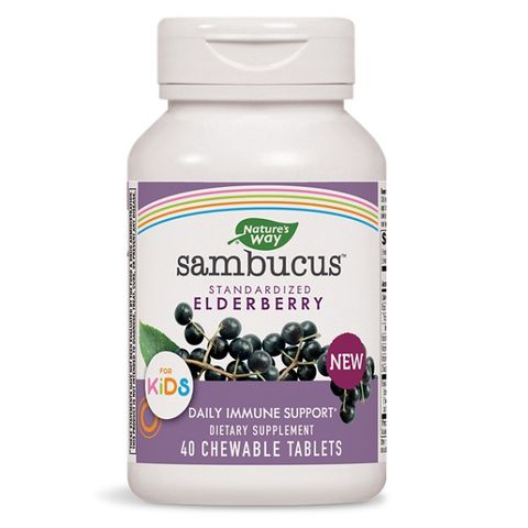 Sambucus Kids за деца х40 дъвчащи таблетки Nature's Way