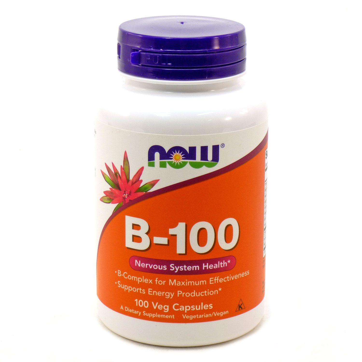Now Foods В-100 Витамин В комплекс х100 капсули