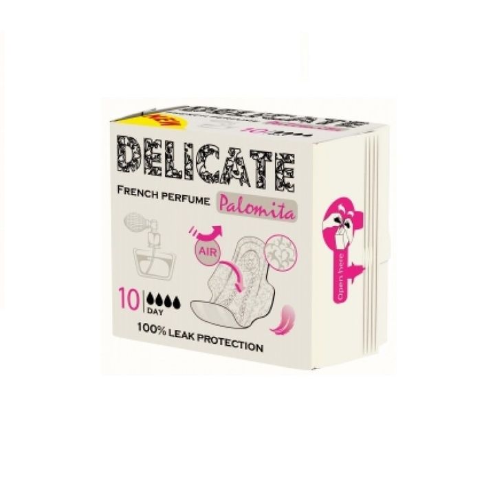 Palomita Delicate French Perfume Дамски дневни превръзки x10 броя