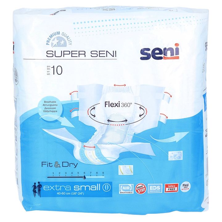 Seni Super Seni Универсални пелени за възрастни със средно ниво на ...
