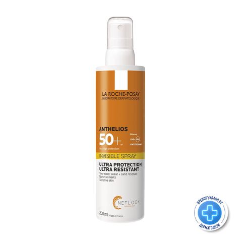 La Roche-Posay Anthelios Слънцезащитен спрей за лице и тяло SPF50+ x200 мл