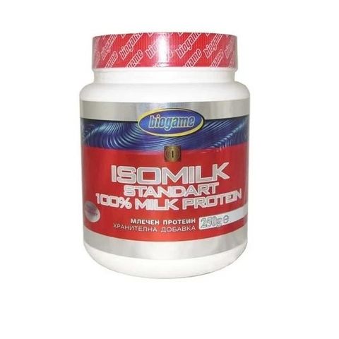 Biogame IsoMilk 100% Млечен протеин с аромат на шоколад х250 грама