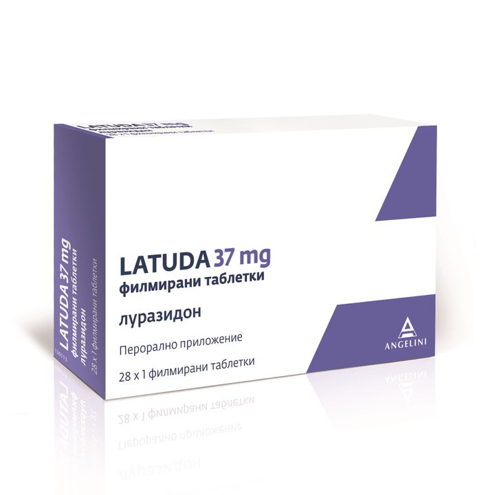 Латуда 37 мг x28 филмирани таблетки