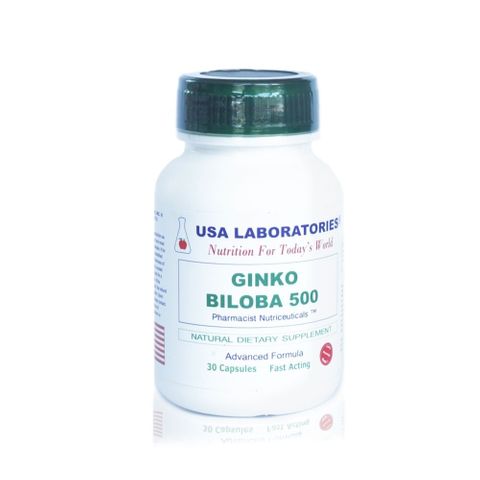 Гинко билоба 500мг х30 капсули USA Laboratories