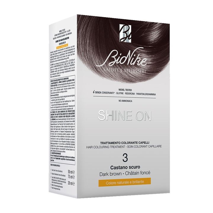Bionike Shine On Безамонячна боя за коса x125 мл,  3 Dark Brown