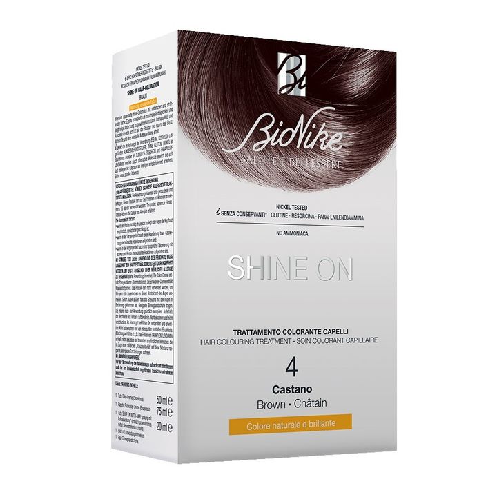 Bionike Shine On Безамонячна боя за коса x125 мл,  4 Brown