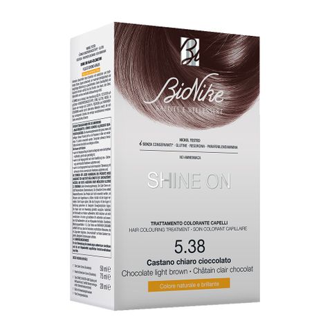 Bionike Shine On Безамонячна боя за коса x125 мл,  5.38 Chocolate Light Brown