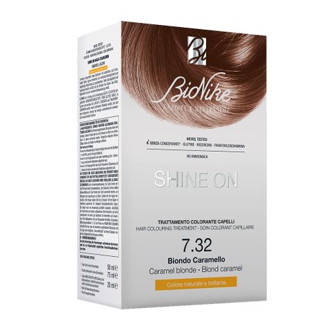 Bionike Shine On Безамонячна боя за коса x125 мл,  7.32 Caramel Blonde