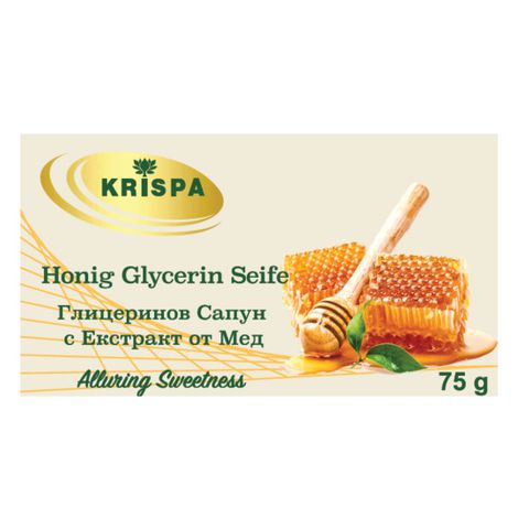Krispa Глицеринов сапун с екстракт от мед x75 грама