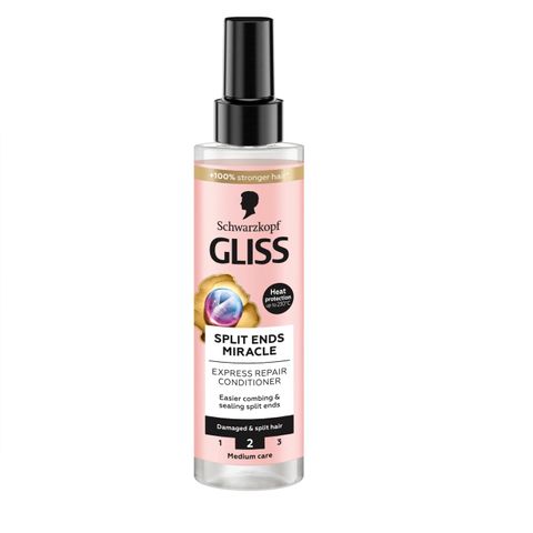 Gliss Split Ends Miracle Спрей балсам за увредена коса и цъфтящи краища x200 мл
