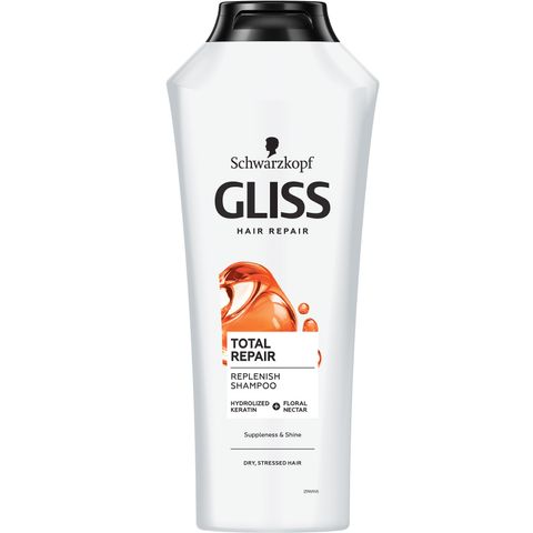 Gliss Total Repair Възстановяващ шампоан за суха и изтощена коса x400 мл