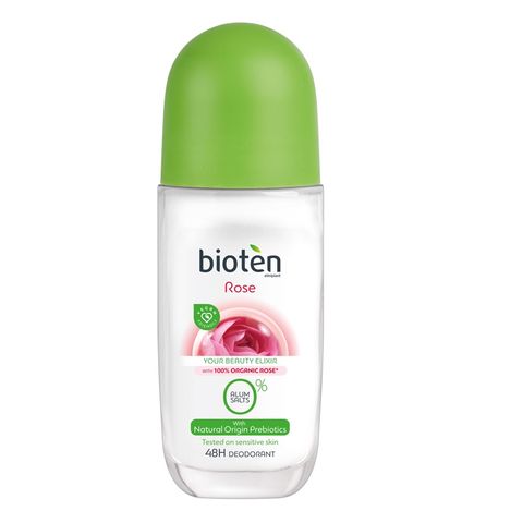 Bioten Rose Дезодорант рол-он против изпотяване с роза x50 мл