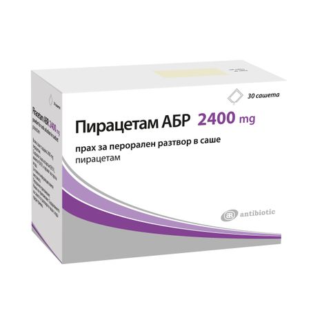 Пирацетам АБР прах за перорален разтвор в саше 2400 мг x30 броя