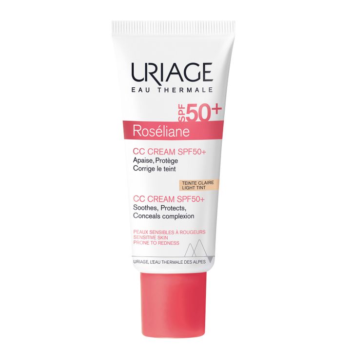 Uriage Roseliane СС Хидратиращ защитен крем за корекция на тена SPF50+ x40 мл, светъл нюанс