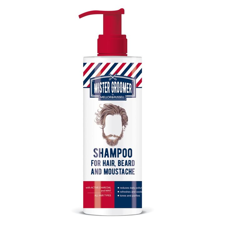 Mister Groomer Шампоан за коса, брада и мустаци x200 мл