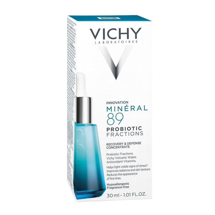 Vichy Mineral 89 Probiotic Fraction Регенериращ и възстановяващ серум за лице с пробиотични фракции x30 мл