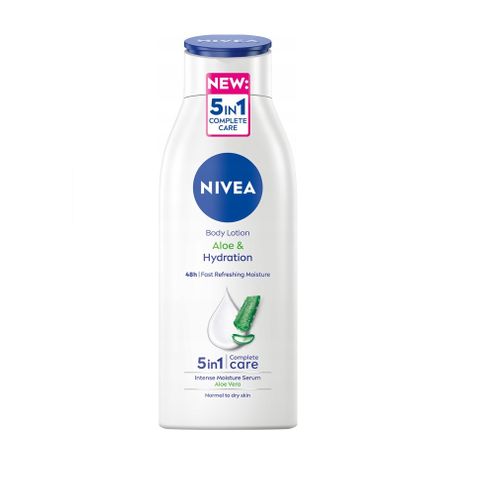 Nivea Aloe & Hydratation Хидратиращ лосион за тяло за нормална кожа x400 мл