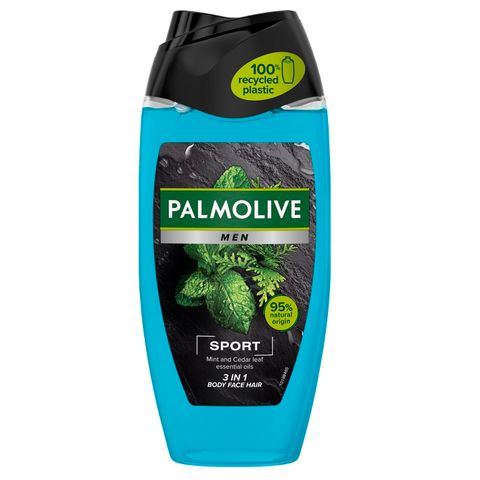 Palmolive Men Sport Душ гел за мъже за тяло, лице и коса x250 мл