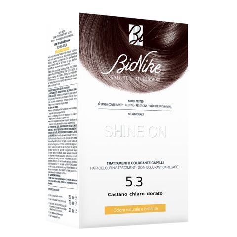 Bionike Shine On Безамонячна боя за коса x125 мл, 5.3 Golden Light Brown