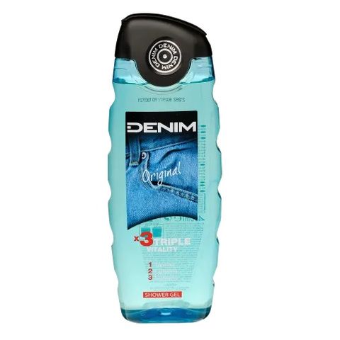 Denim Original Освежаващ гизиращ душ гел за тяло за мъже х400 мл