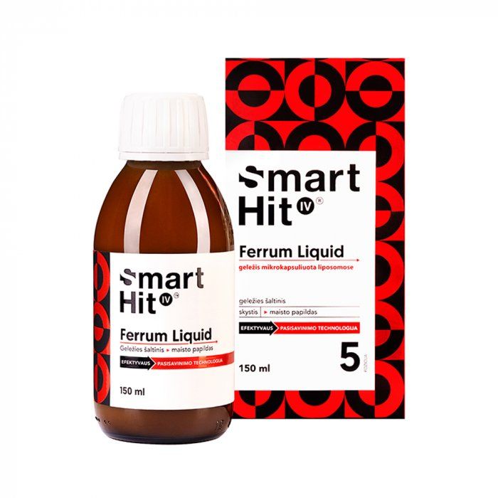 Smart Hit IV Ferrum Липозомно желязо х150 мл Valentis