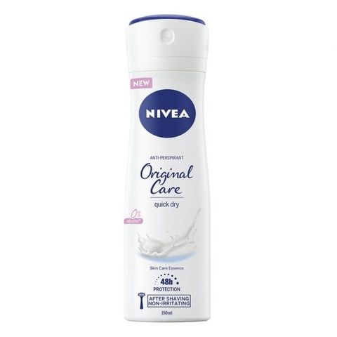 Nivea Original Care Дамски спрей дезодорант против изпотяване x150 мл